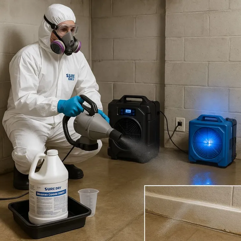 Sanitization and Odor Removal process in Oceanport, NJ